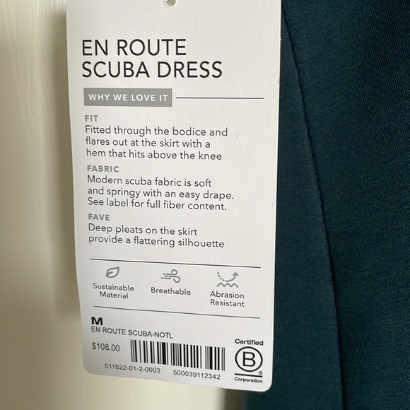 NWT Athleta En Route Scuba Dress - Picture 9 of 10